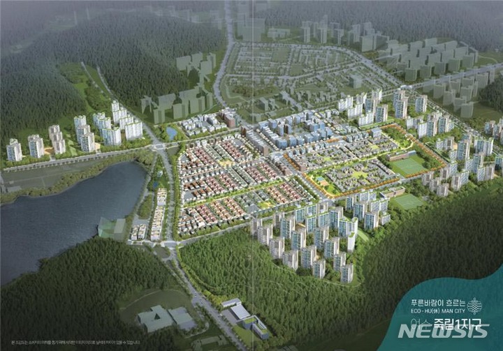 [여수=뉴시스] 여수죽림1지구 조감도. (사진=뉴시스 DB). photo@newsis.com 