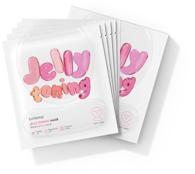 [서울=뉴시스] 1일 에스테틱 의료기기 기업 루트로닉은 미백 및 주름개선 기능성 화장품 ‘젤리토닝 마스크’를 출시했다고 밝혔다. (사진=루트토닉 제공) *재판매 및 DB 금지