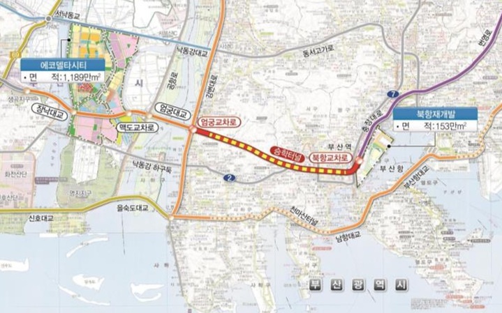 [부산=뉴시스] 승학터널 위치 *재판매 및 DB 금지