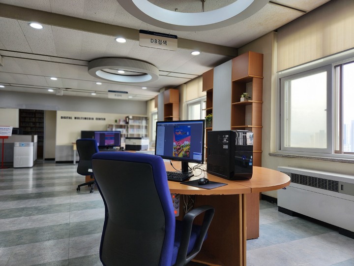 교육도서관 열람실 전경. *재판매 및 DB 금지