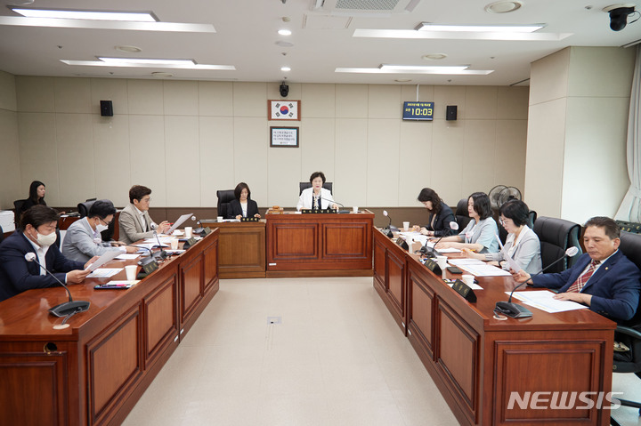  1일 열린 용인특례시의회 운영위원회