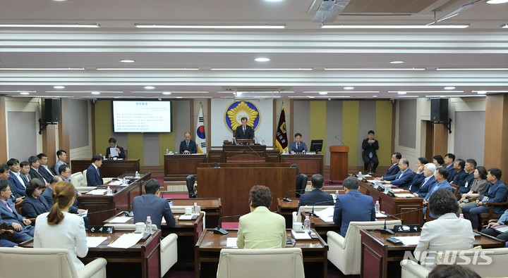 제172회 제1차 정례회 개회. (사진=포천시의회 제공)