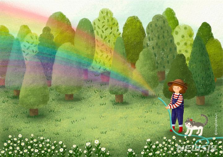 [평택=뉴시스] '숨숨,숲' 체험 전시 작품 (사진 = 평택시 제공)