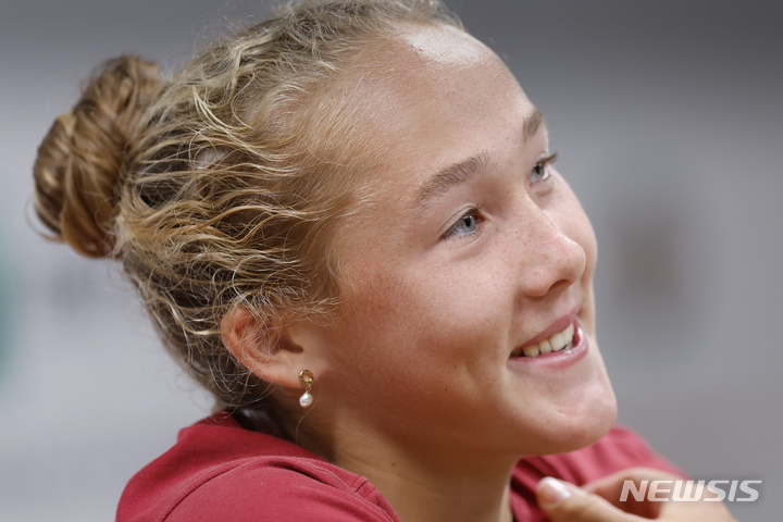 [파리=AP/뉴시스] 미라 안드레예바. 2023.06.01