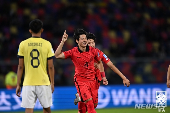 [서울=뉴시스]U-20 월드컵 축구대표팀 최석현 (사진 = 대한축구협회 제공)