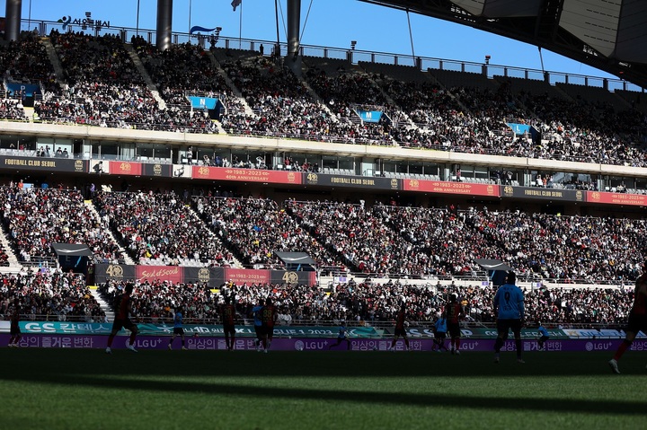 [서울=뉴시스]2023 1차 K리그1 풀, 플러스 스타디움 상_서울월드컵경기장 전경. 2023.06.02. (사진=한국프로축구연맹 제공) *재판매 및 DB 금지