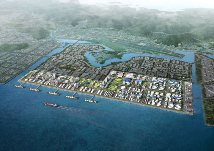 전남 광양항 율촌 융복합 물류단지 조감도 *재판매 및 DB 금지