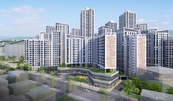 [서울=뉴시스] 상계5동 154-3 일대 신속통합기획 조감도.