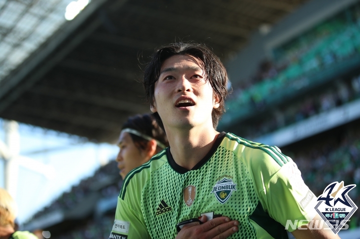 [서울=뉴시스]프로축구 K리그1 전북 현대 조규성 (사진 = 프로축구연맹 제공)