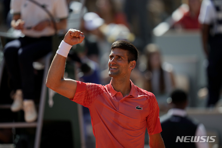 [파리=AP/뉴시스] 노박 조코비치. 2023.06.04