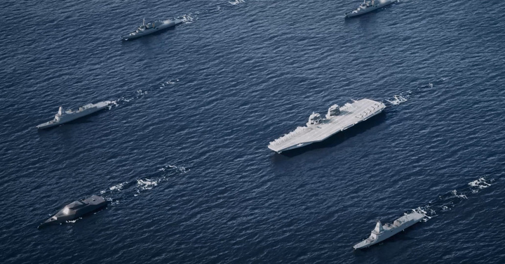 [울산=뉴시스]HD현대중공업이 MADEX 2023에서 최초 공개하는 차세대 함정들. (사진=HD현대중공업 제공) photo@newsis.com *재판매 및 DB 금지