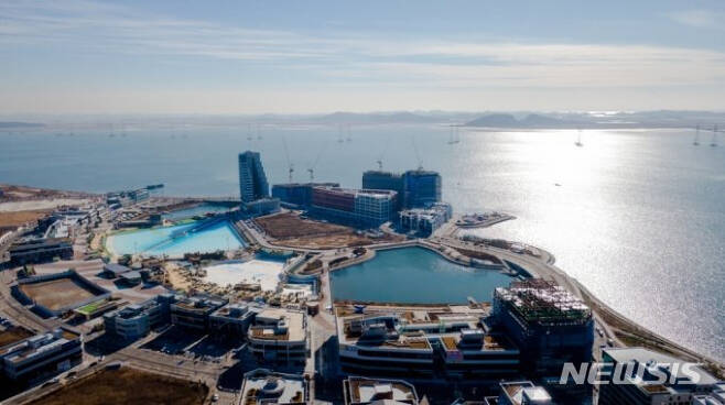 거북섬 해양레저 클러스터 전경.