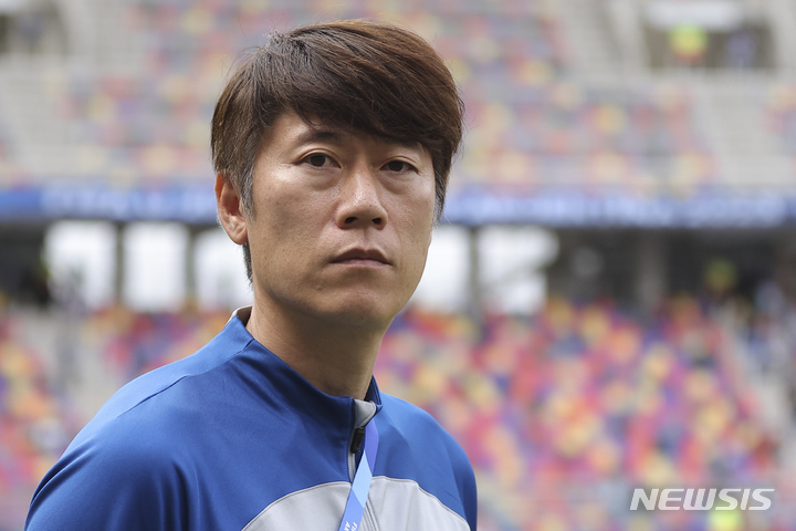 [산티아고델에스테로(아르헨티나)=AP/뉴시스]나이지리아전 지휘한 김은중 감독. 2023.06.05. 