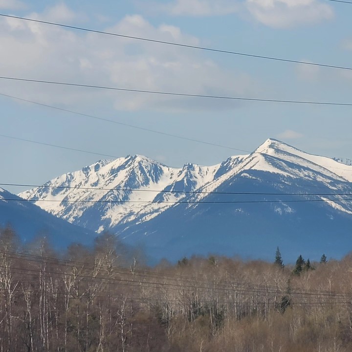 바이칼에서 이르쿠츠크로 가는 길에 만난 설산의 만년설 *재판매 및 DB 금지