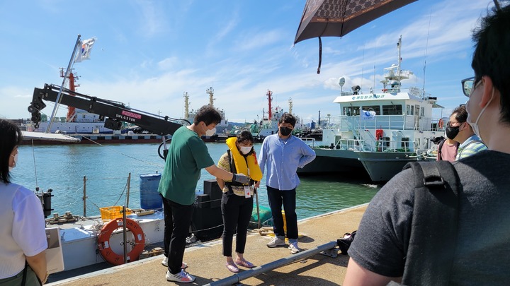 [인천=뉴시스] 경기·인천씨그랜트센터, 해양조사기술자 현장실습교육 *재판매 및 DB 금지