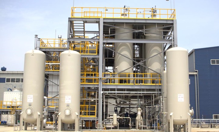 [울산=뉴시스](주)부흥산업사 울산공장 내에 건설된 건식 개질 플랜트(8000t/연 합성가스 생산). *재판매 및 DB 금지