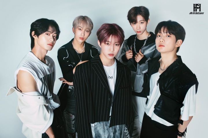 [서울=뉴시스] 밴드 하이파이 유니콘(Hi-Fi Un!corn). 23.06.05. (사진=FNC엔터테인먼트 제공) photo@newsis.com *재판매 및 DB 금지