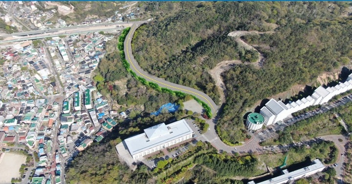 광주 동구는 오는 9일 조선대학교 사범대학 현장에서&nbsp; '지산동~조선대 우회도로 개설사업' 개통식을 개최한다고 5일 밝혔다. (사진 = 광주 동구 제공) 2023.06.05. photo@newsis.com *재판매 및 DB 금지