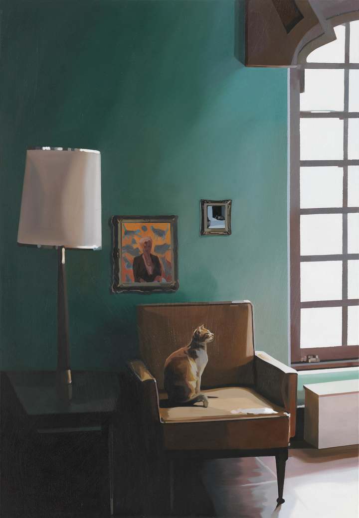 오영화, 집사의 퇴근 시간, 80 X 55 cm, Oil on canvas, 2023 *재판매 및 DB 금지