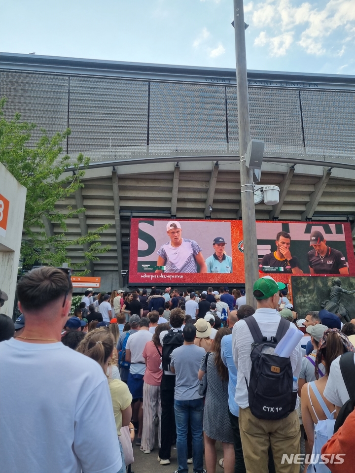 [서울=뉴시스] 프랑스 파리 스타드 롤랑가로스의 수잔 랑랑 코트. (사진 = 대한테니스협회 제공)