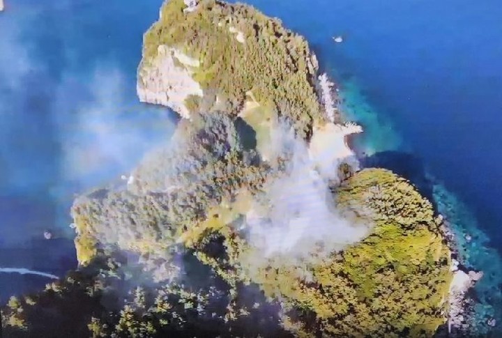 [울릉=뉴시스] 경북도소방본부 제공 *재판매 및 DB 금지