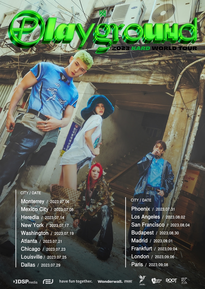 [서울=뉴시스] 카드 2023 월드투어 '플레이그라운드(PLAYGROUND)' 포스터. 2023.06.06. (사진 = 알비더블유(RBW), DSP미디어 제공) photo@newsis.com *재판매 및 DB 금지