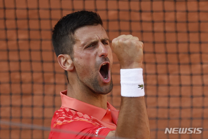 [파리=AP/뉴시스] 노박 조코비치. 2023.06.06