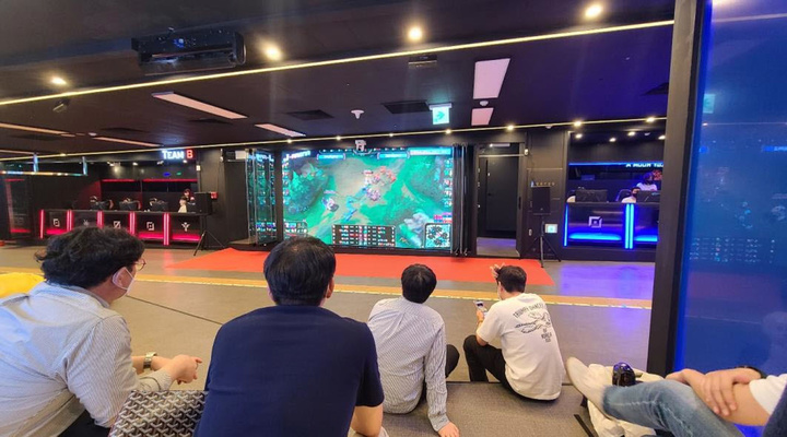 [진주=뉴시스] 진주시상권활성화재단, e-스포츠대회 장면. *재판매 및 DB 금지