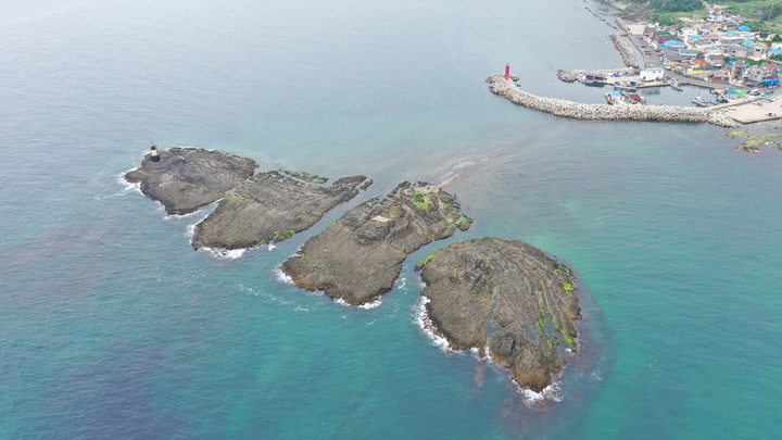 [서울=뉴시스] 포항 오도리 주상절리 전경 (사진=문화재청 제공) 2023.06.07. photo@newsis.com *재판매 및 DB 금지