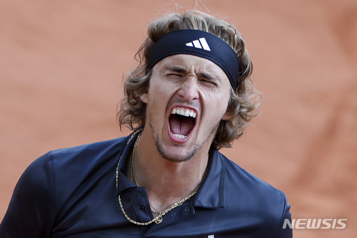 [파리=AP/뉴시스] 알렉산더 츠베레프. 2023.06.07