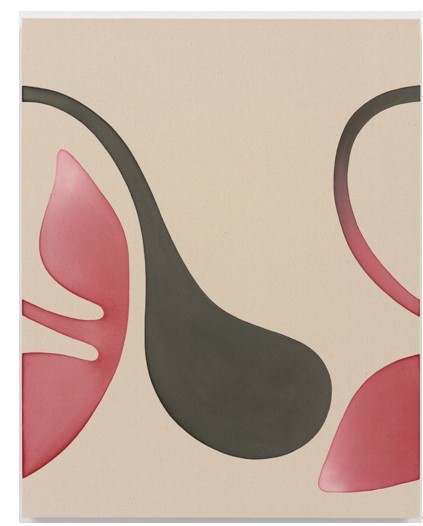 We Took Breakfast At The Promenade And A bird Landed On My Arm, 2023, Dye and canvas,&nbsp; 101.6 x 81.3 cm&nbsp; *재판매 및 DB 금지