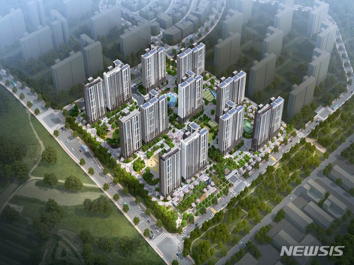 [평택=뉴시스] 지제역 반도체밸리 제일풍경채2BL 조감도 (사진 = 제일건설㈜ 제공)