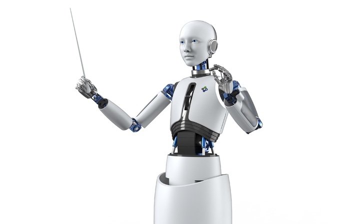 국내 최초 로봇 지휘자 에버. (사진=국립국악관현악단 제공) photo@newsis.com *재판매 및 DB 금지