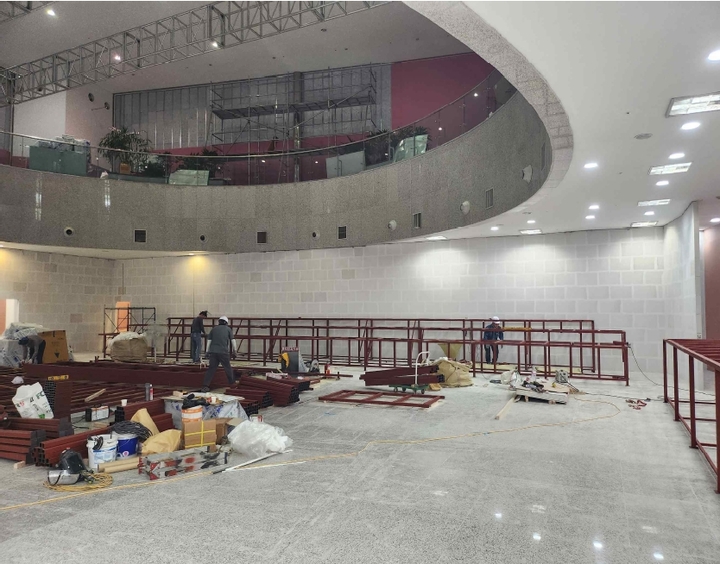 [서울=뉴시스] 킨텍스 PBA 스타디움 공사현장(사진=PBA 제공) *재판매 및 DB 금지