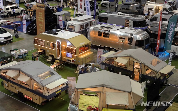 [부산=뉴시스] 2023 코리아 캠핑카쇼. (사진=뉴시스DB) yulnetphoto@newsis.com