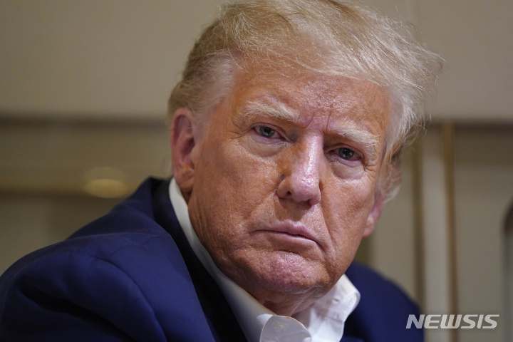 [텍사스=AP/뉴시스] 도널드 트럼프 전 미국 대통령. 2023.06.09.