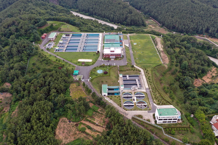 [진주=뉴시스] 진주시, 진양호 제2정수장 전경. *재판매 및 DB 금지