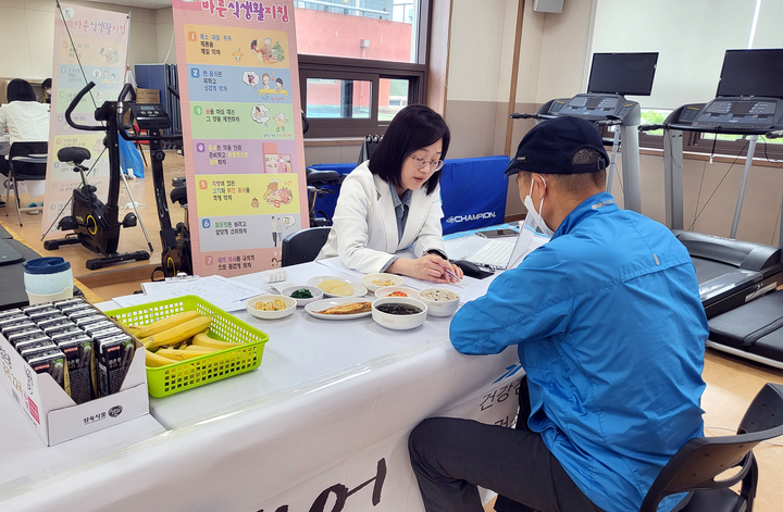 [진도=뉴시스] 진도군보건소 '모바일 헬스케어'. *재판매 및 DB 금지