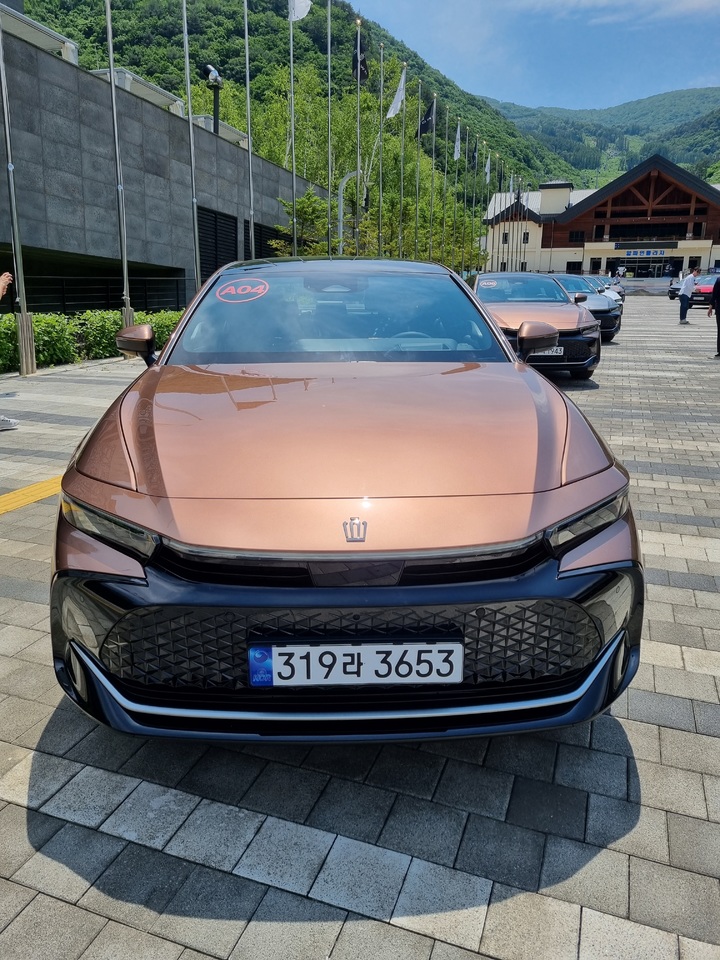 [정선=뉴시스] 크라운 전면부 사진.(사진=안경무 기자) 2023.6.9 photo@newsis.com *재판매 및 DB 금지