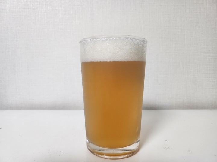 [서울=뉴시스]잔에 옮겨 담은 꿀빨주. (사진=필자 촬영) 2023.06.09. photo@newsis.com *재판매 및 DB 금지