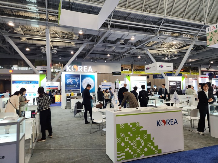 [서울=뉴시스] 바이오 USA 2023 한국관. (사진=한국바이오협회 제공) 2023.06.10 photo@newsis.com *재판매 및 DB 금지