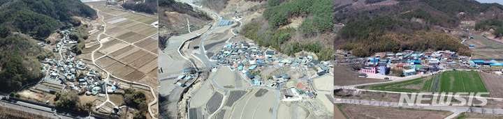[곡성=뉴시스] '취약지역 생활여건 개조사업' 선정지. 왼쪽부터 곡성 삼기면 월경마을, 죽곡면 고치마을, 겸면 운교마을. (사진=곡성군청 제공). photo@newsis.com *재판매 및 DB 금지