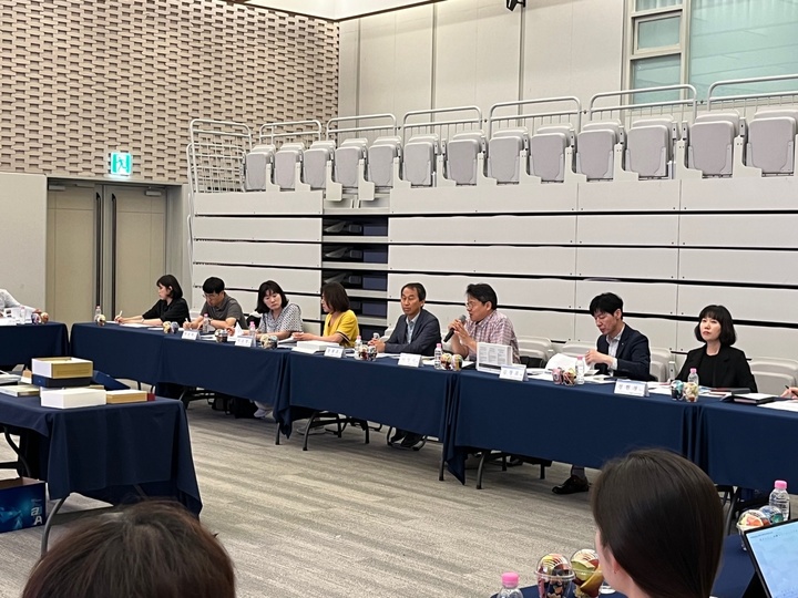 [안동=뉴시스] 지난 9일 포항시 포스코 체인지업그라운드에서 바이오산업엑스포 행사 준비보고회가 열리고 있다. (사진=경북도 제공) 2023.06.11 *재판매 및 DB 금지