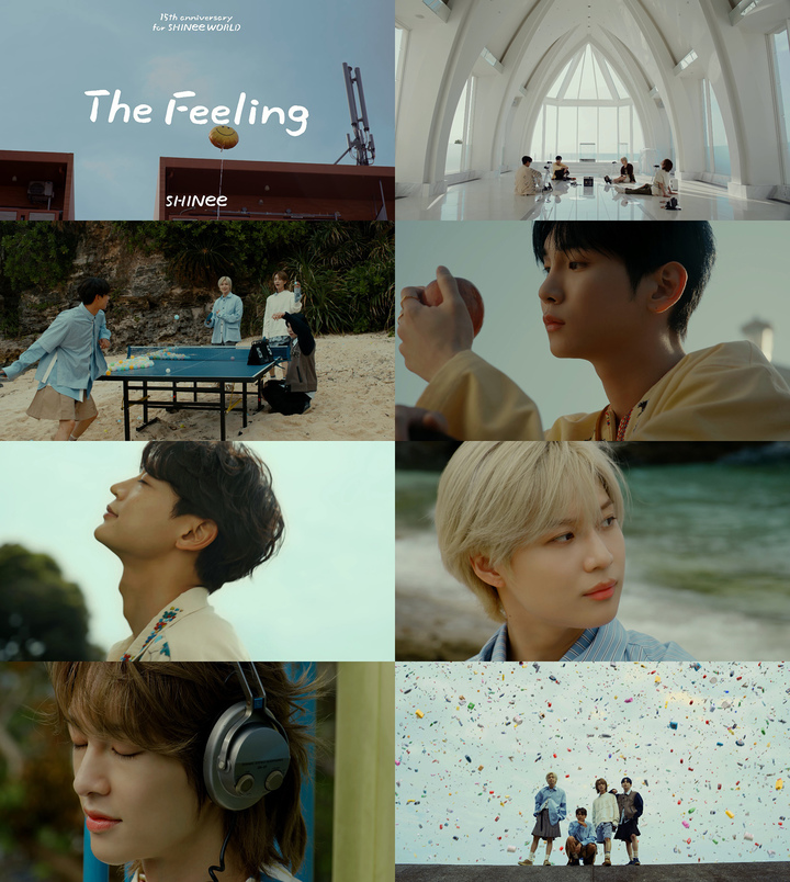 [서울=뉴시스] 샤이니 정규 8집 수록곡 'The Feeling' 뮤직비디오 캡처 사진 2023.06.12. (사진= SM엔터테인먼트 제공) photo@newsis.com *재판매 및 DB 금지