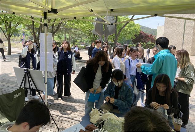 패스트패션 인식개선 및 업사이클 활동 참여 모습 *재판매 및 DB 금지