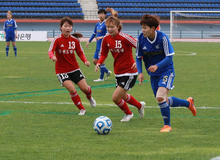 [합천=뉴시스] 합천군청 합천군, 2015년도 합천군 여왕기 축구대회 개최 사진 *재판매 및 DB 금지 *재판매 및 DB 금지