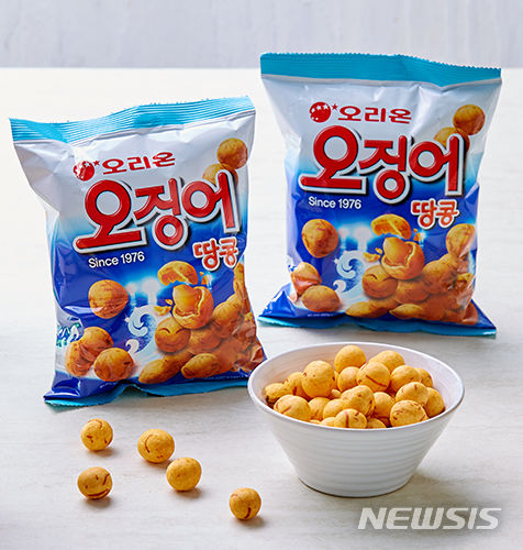 오징어 땅콩 제품 이미지. (사진= 오리온 제공)