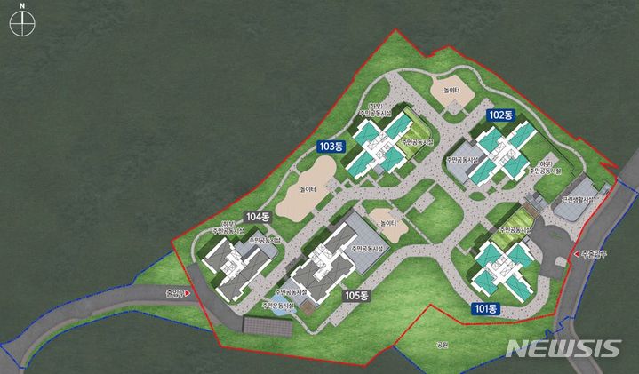 [서울=뉴시스] 수방사 부지 단지 배치도(사진=뉴홈 홈페이지)