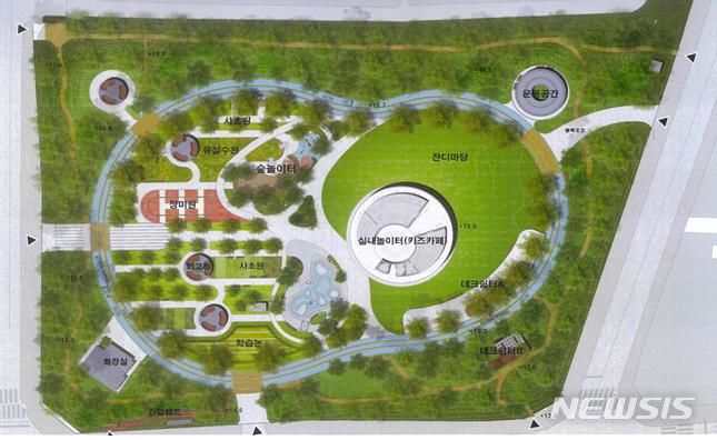 [서울=뉴시스]서울시가 양천구 신트리공원 내에 통합 실내놀이터를 조성하기 위해 아름다운재단, 양천구와 업무협약을 체결한다고 19일 밝혔다. (사진=서울시 제공). 2023.06.19. photo@newsis.com
