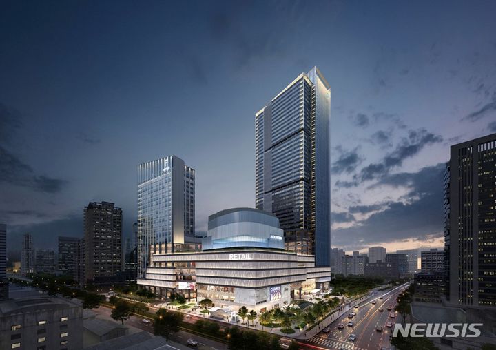 [서울=뉴시스] 대만 아오지디 복합개발 프로젝트 예상 조감도.